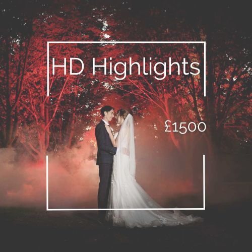 Our 4K wedding video highlights package - from £2250